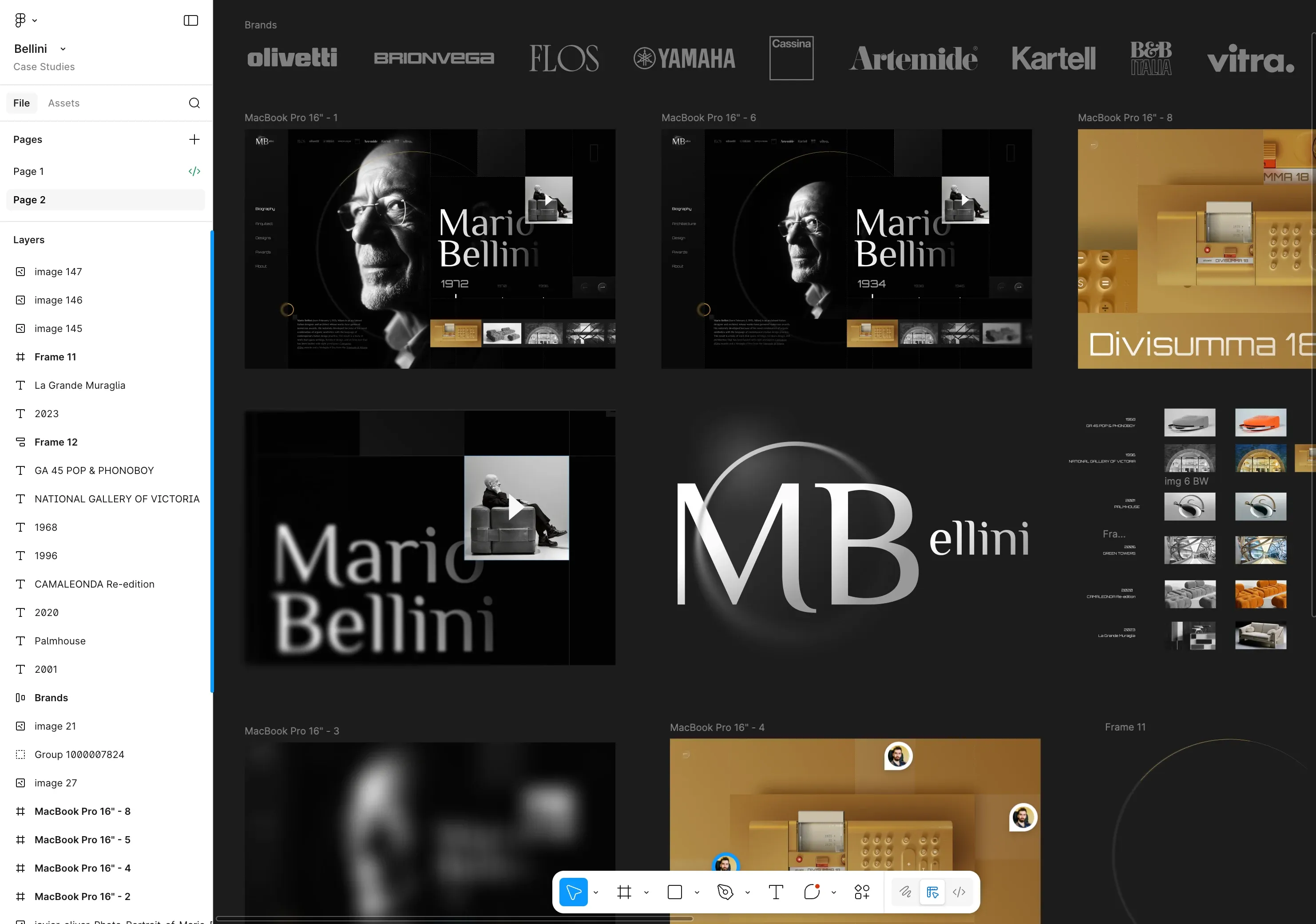 Mario Bellini UI - Award winner project image