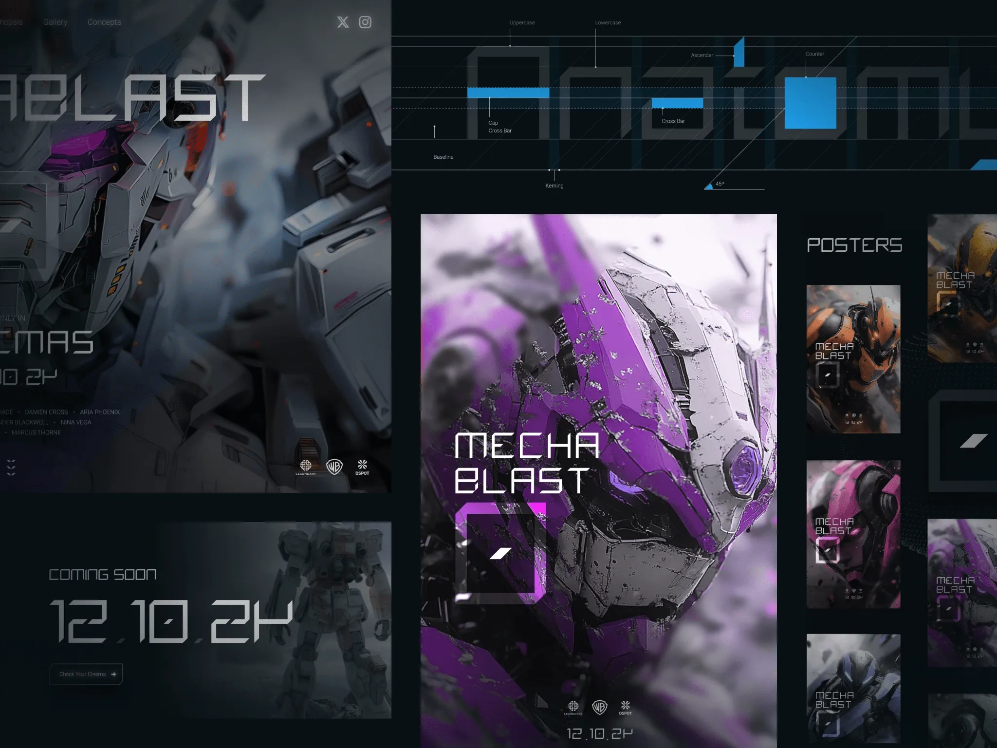 MECHABLAST - Concept Film Website project image